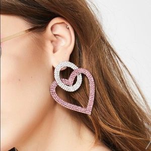 Circle / Heart Earrings